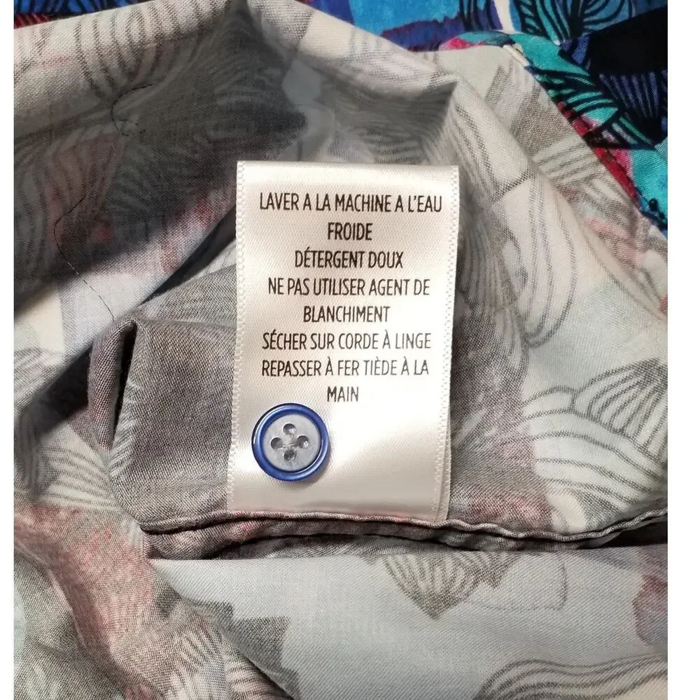 NWT Robert Graham L Barley Multi Color Short Sleeve Shirt $188 - Picture 11 of 13